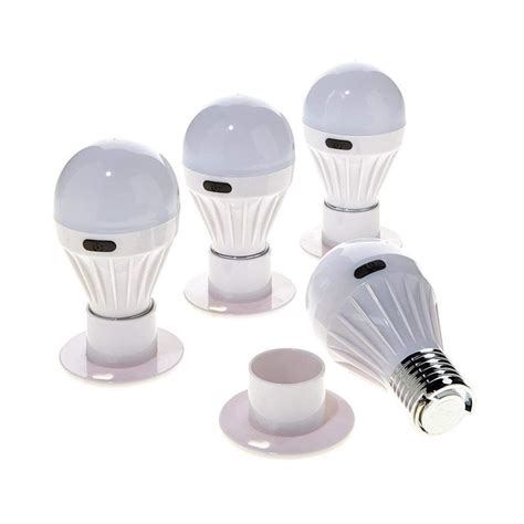 Cordless magic bulb with built in rechargeable battery